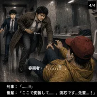 過敏性胃腸炎刑事 第10話 4コマ目