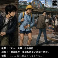 過敏性胃腸炎刑事 第11話 1コマ目