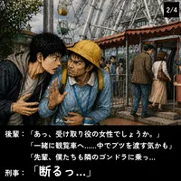 過敏性胃腸炎刑事 第11話 2コマ目
