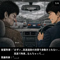 過敏性胃腸炎刑事 第18話 1コマ目