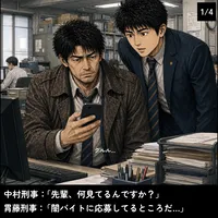 過敏性胃腸炎刑事 第19話 1コマ目