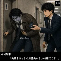 過敏性胃腸炎刑事 第19話 2コマ目