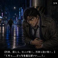 過敏性胃腸炎刑事 第1話 3コマ目
