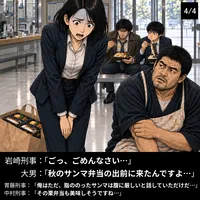 過敏性胃腸炎刑事 第23話 4コマ目