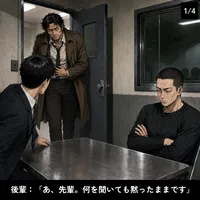 過敏性胃腸炎刑事 第3話 1コマ目