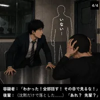 過敏性胃腸炎刑事 第3話 4コマ目