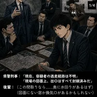 過敏性胃腸炎刑事 第8話 1コマ目