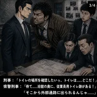過敏性胃腸炎刑事 第8話 3コマ目