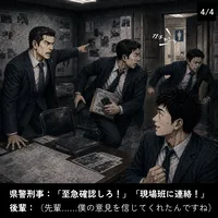 過敏性胃腸炎刑事 第8話 4コマ目