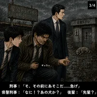 過敏性胃腸炎刑事 第9話（前編） 3コマ目