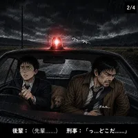 過敏性胃腸炎刑事 第9話（後編） 2コマ目