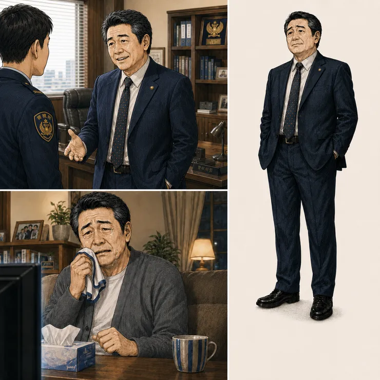 涙もろい署長